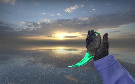 Karambit Emerald Created By Tw1ce Csgo Wallpapers