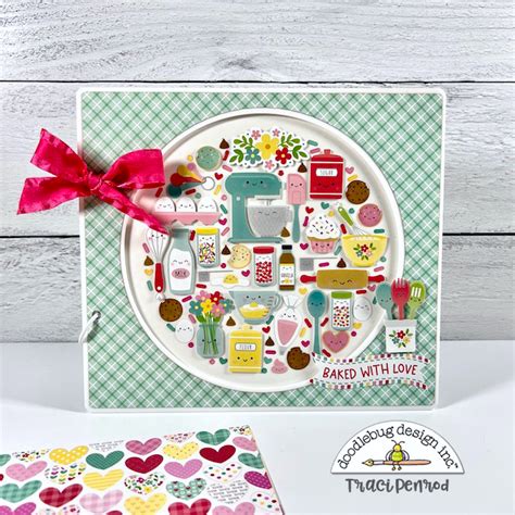 Artsy Albums Scrapbook Album And Page Layout Kits By Traci Penrod Recipe Circle Album With