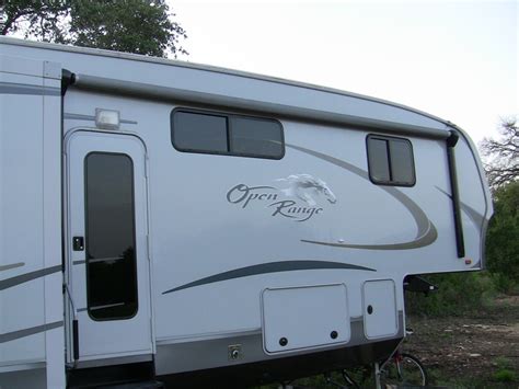Stainless steel supporting cables are included. RV Awning - Fifth Wheel Pictorial Guide