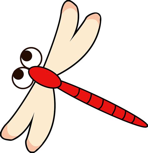 Red Dragonfly Insect Clipart Free Download Transparent Png Creazilla