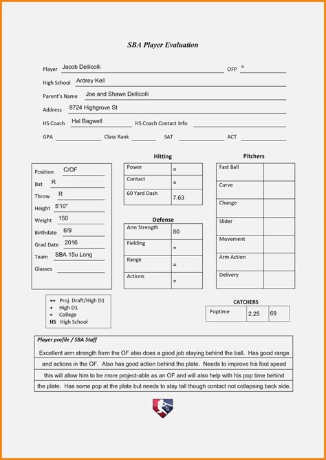You can personalize this softball tryout evaluation form on 123 form builder. 13 Shocking Facts About Baseball Tryout Forms | Baseball Tryout Forms - Realty Executives Mi ...