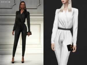 The Sims Resource Jumpsuits By Chloemmm • Sims 4 Downloads