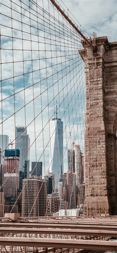 Brooklyn Bridge New York Usa Iphone X Wallpapers Free Download