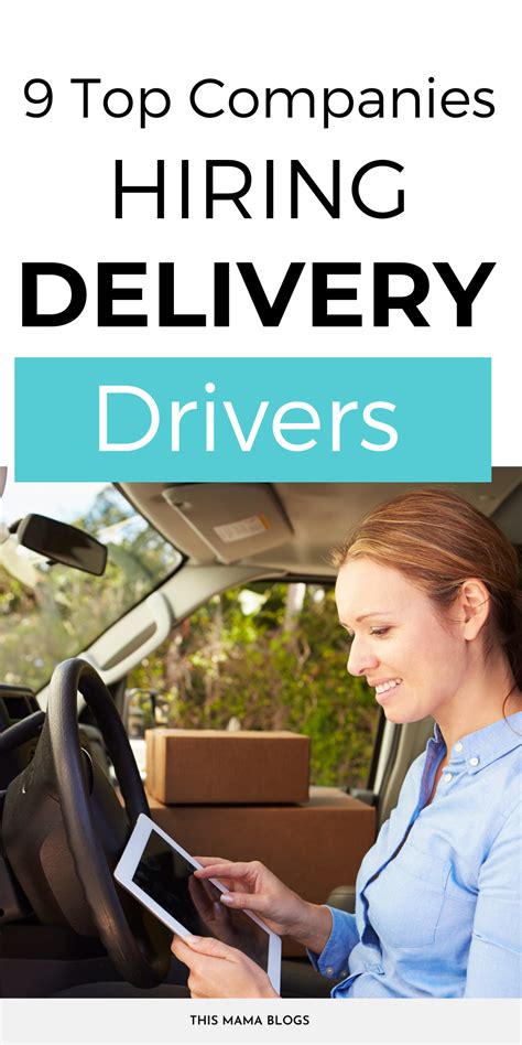 Top Delivery Driver Jobs Near Me 25hour In 2021 Driver Job