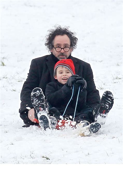 A r burton & sons quality builders | family run builders from godalming, established 1986, we trade on the surrey, hampshire and sussex borders. Awesome shot of Tim Burton sledding with his son. | Tim ...