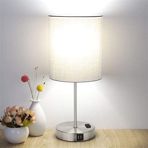 Lamps And Shades 3 Way Dimmable Desk Lamp Modern Nightstand Lamp For
