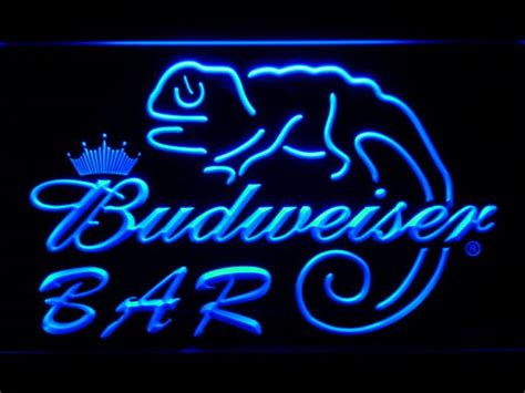 Budweiser Lizard Bar Led Neon Sign Fansignstime