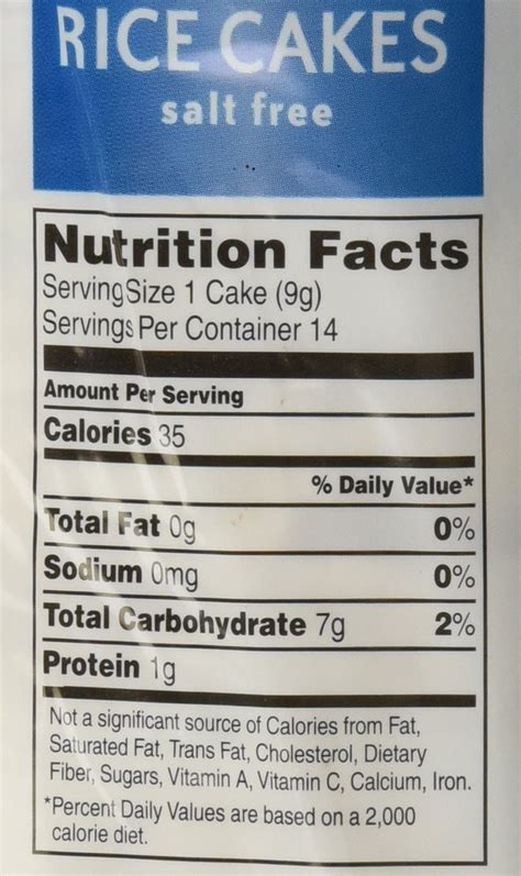 Quaker Lightly Salted Rice Cakes Nutrition Nutrition Pics