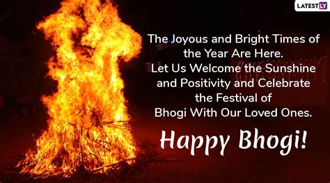 Happy Bhogi 2021 Wishes And Messages Whatsapp Stickers Bhogi Pandigai