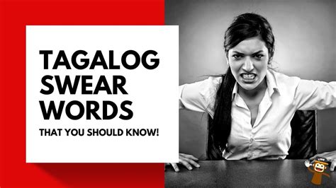 Tagalog Swear Words That You Should Know Youtube