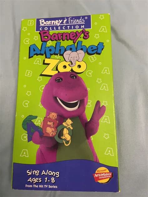 Barney Barneys Alphabet Zoo Vhs 1994 £118 Picclick Uk
