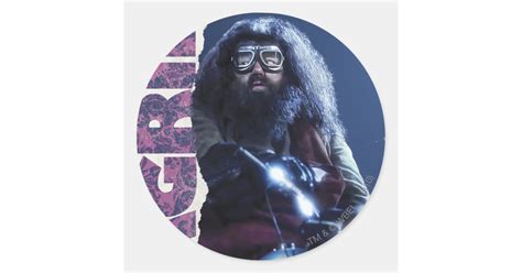 Hagrid Classic Round Sticker Zazzle