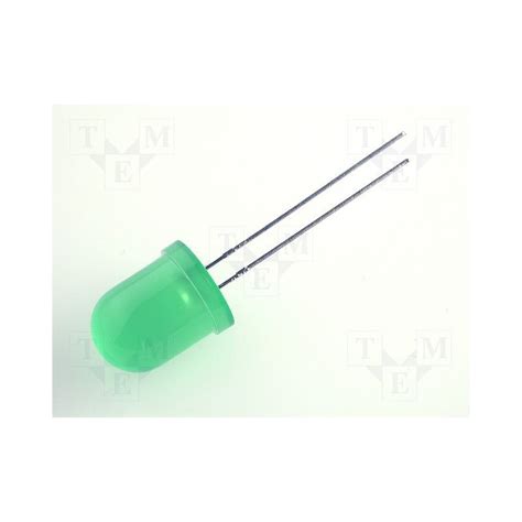 Diode Led 10mm Verte 60mcd 30° Distronic Sarl