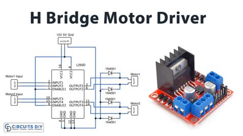 H Bridge Motor Driver Circuit L293d