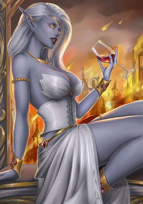 Pin By Aleksandar On Wow Fantasy Art Women Fantasy Girl Elves Fantasy