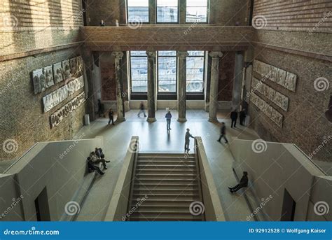 Neues Museum Interior Staircase Hall Berlin Editorial Stock Photo