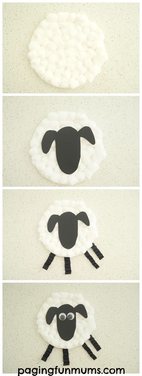 Paper Plate Sheep Craft Paging Fun Mamme Cadena Blog