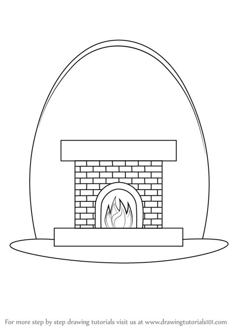 I've considered chiseling high places and building up a mortared flat plane. Learn How to Draw a Fireplace (Everyday Objects) Step by ...