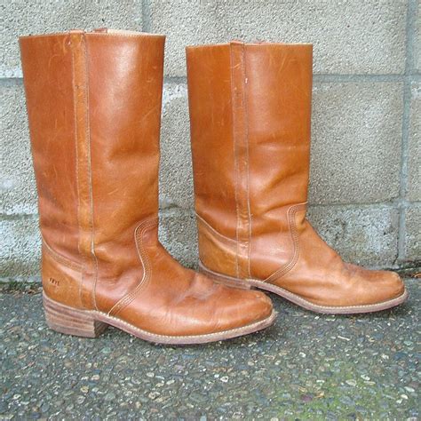 Frye Campus Boots Vintage 1970s Mens Size 12 D