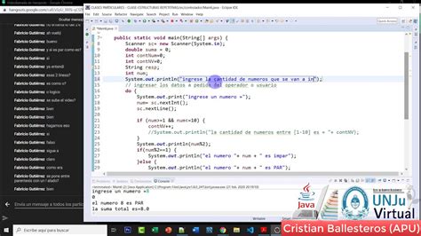 Uso De La Estructura Do While En Java Clase Online Parte 5 5 Youtube