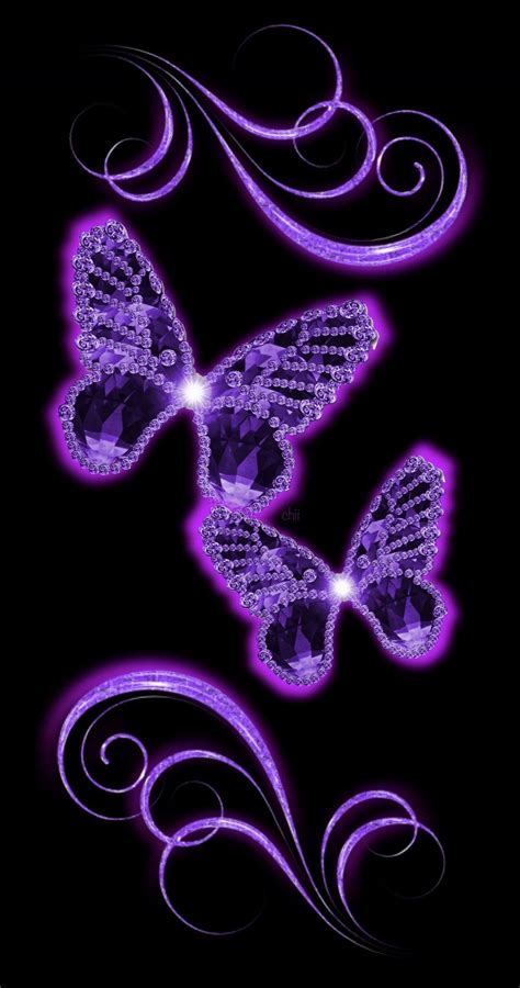 Pin By Chiitan On Purple Dark Purple Wallpaper Purple Butterfly