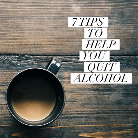 Quit Alcohol 7 Tips One Year No Beer