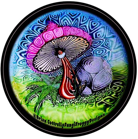 Magic Mushroom Watercolor Sticker By Cottrellbriank On Deviantart