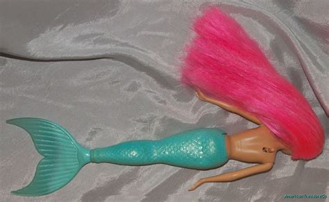 beautiful barbie 2002 mermaid fantasy barbie w moving arms long bright pink hair ebay