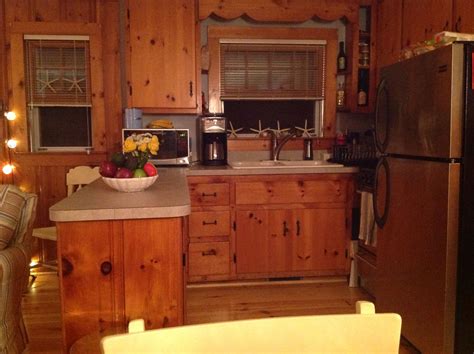 A Tiny Knotty Pine Cape Cod Cottage Kitchen Cottage Kitchen Kitchen