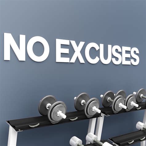 Gym Sign No Excuses Sign Home Gym Sign Signcross Fit Etsy Gym Decor