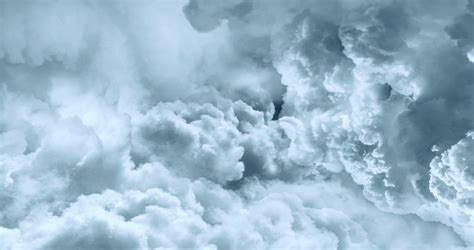 Flying Through Big Fluffy Clouds Stock Motion Graphics Sbv 338943287