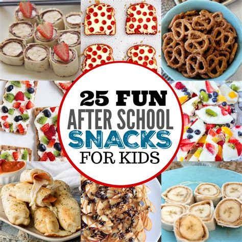 After School Snacks For Kids 25 Fun After School Snacks