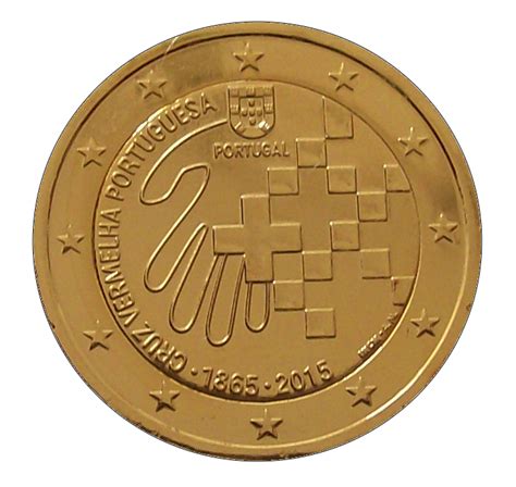 2 Euro Portugal 2015 Rotes Kreuz Forall Münzhandel