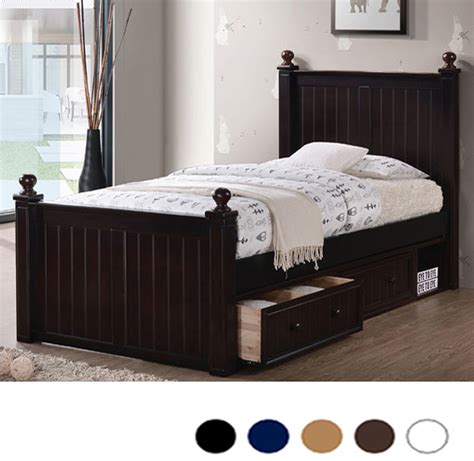 Because a twin xl bed is much we carry twin xl mattresses from 10 amazing brands, including our very own city mattress brand. Dillon Extra Long Twin Wood Bead Board Bed | XL Beds with ...