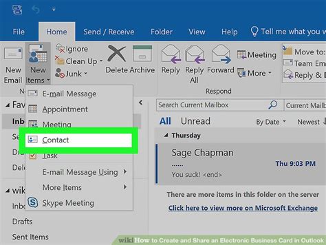 Business professionals still use business cards, as they are also a brand message. How to Create and Share an Electronic Business Card in Outlook