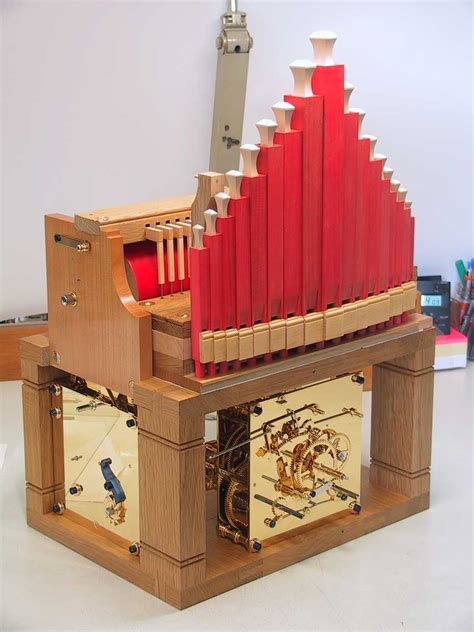 Table Organ Clock 17 Pipes Matthias Naeschke En