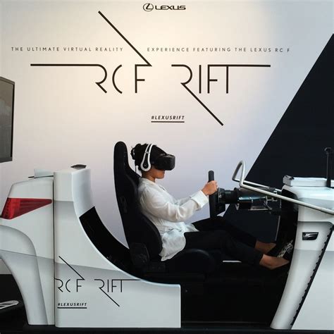 lexus create oculus rift powered test drive simulator for lexus rc f video