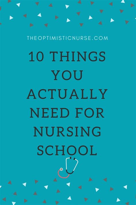 10 Things You Actually Need For Nursing School Youve Probably Seen