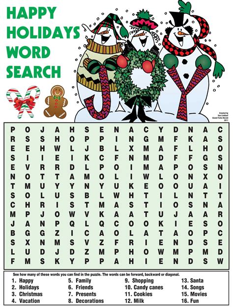 Christmas Word Search Print Out Christmas Puzzle Christmas Word
