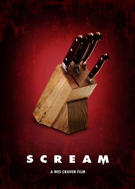 Scream Poster By Bo Kev Displate