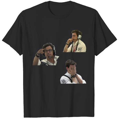 Angry Toto Wolff Collage T Shirts Sold By Joelgonzoz Sku 41476920