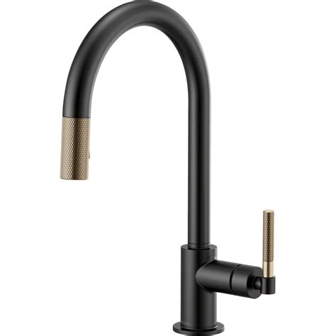 We create distinctive designs that don't just complete rooms—they inspire spaces. Brizo 63043LF | Gold faucet, Kitchen faucet with sprayer ...