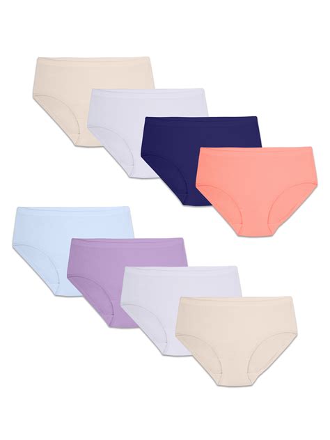 Fruit Of The Loom Womens Assorted Breathable Micro Mesh Low Rise Brief