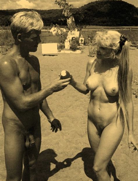 Vintage Nude Male Shower