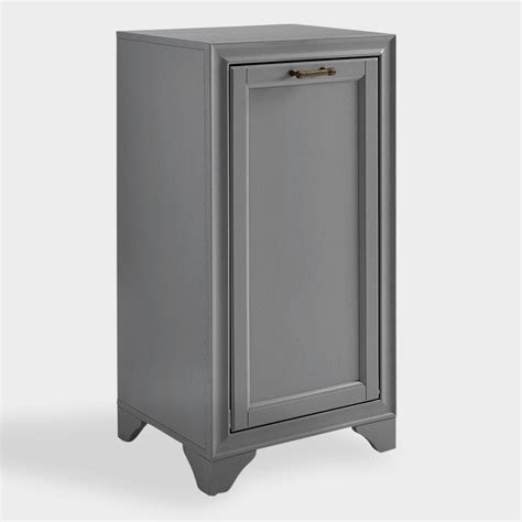 The mirrors also make your bathroom look bigger and brighter by reflecting light and adding a feeling of openness to the space. Gray Wood Oden Hamper by World Market | Bathroom laundry ...