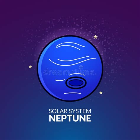 Ejemplo Del Vector De Neptuno Del Planeta Ilustración Del Vector