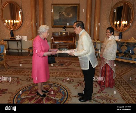 Queen Elizabeth Ii Receives The Ambassador From The Republic Of The