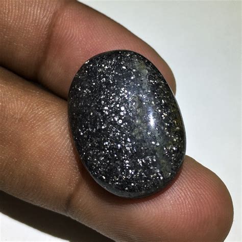 Unique Black Sunstone Quartz Gemstone 100 Natural Black Etsy