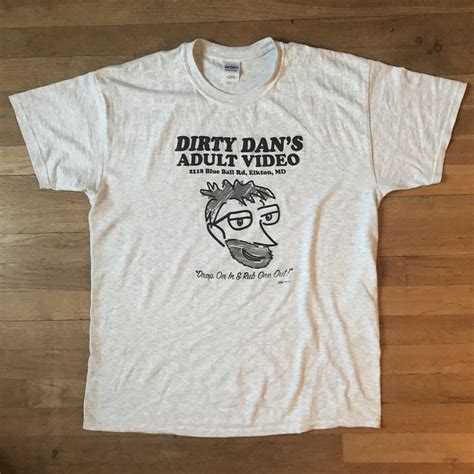 Dirty Dans Adult Video T Shirt Oranj