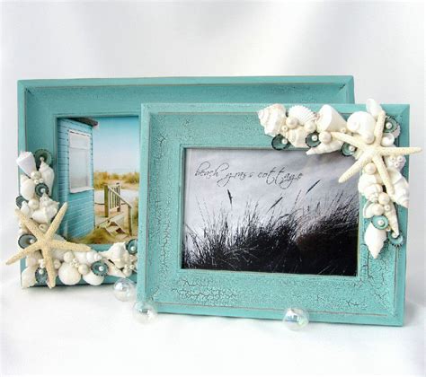 Make everyone go wow while using your bathroom with this you can choose the colors matching your bathroom decor rest of the details are here so grab fast and easy diy bathroom shelving: DIY Seashell Frame Crafts....frames for keepsakes from a ...